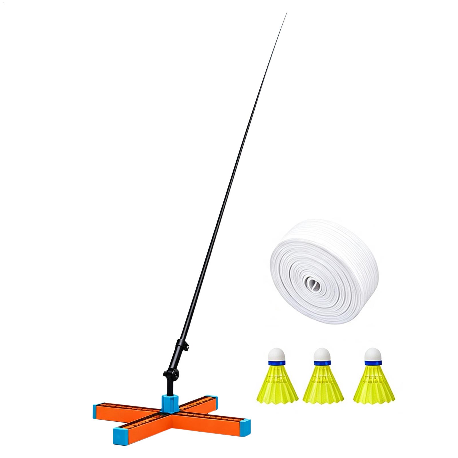 Badminton Single - Alat Latihan Bulu Tangkis Tunggal Portabel,