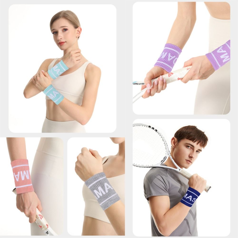 Wristband Pair Sweat - 1 Pasang Gelang Olahraga Elastis Bernapas,
