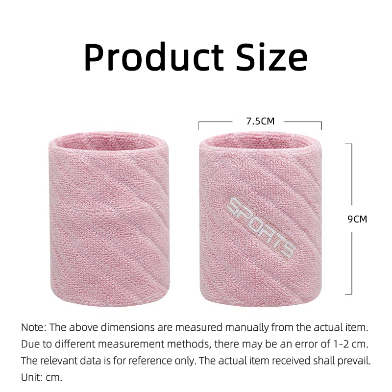 1 Pasang Gelang Elastis Katun  - Wristband Pair Sweat ulasan dan harga