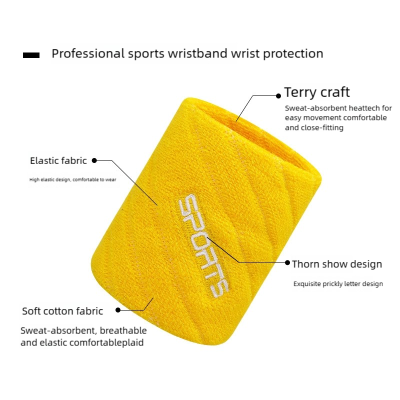 1 Pasang Gelang Elastis Katun  - Wristband Pair Sweat ulasan dan harga