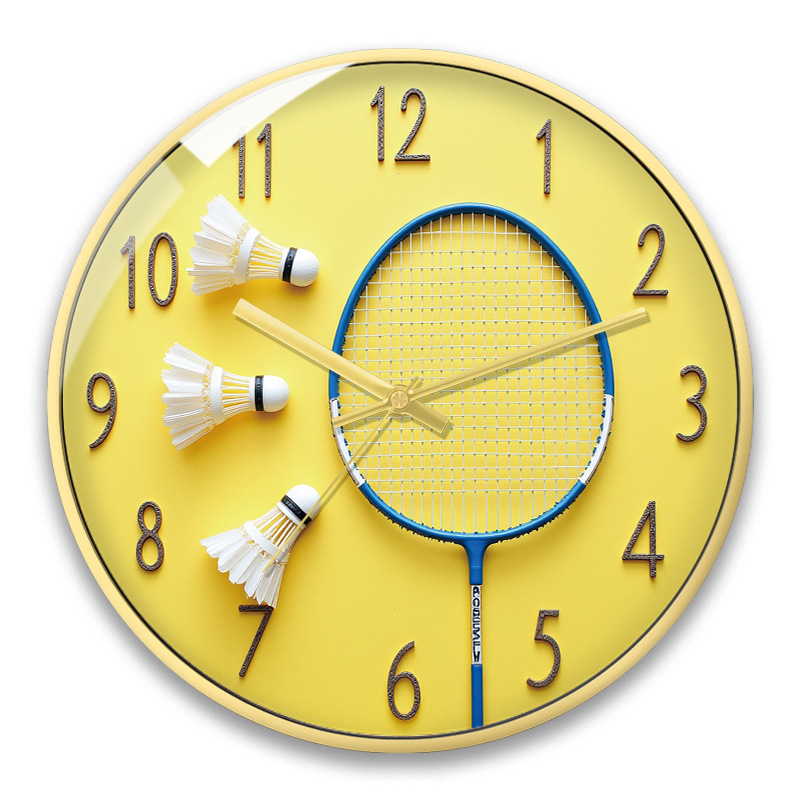 Jam Dinding Aula Bulu Tangkis  - Badminton Single ulasan dan harga