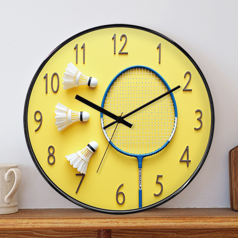 Jam Dinding Aula Bulu Tangkis  - Badminton Single ulasan dan harga