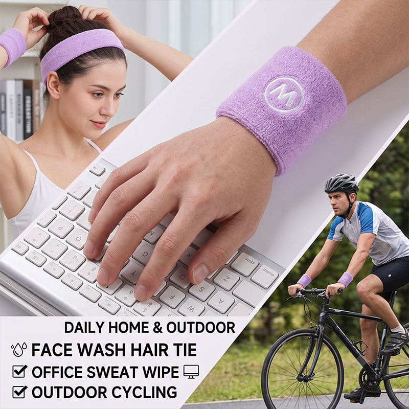 1 Pasang Gelang Olahraga Penye - Wristband Pair Sweat ulasan dan harga