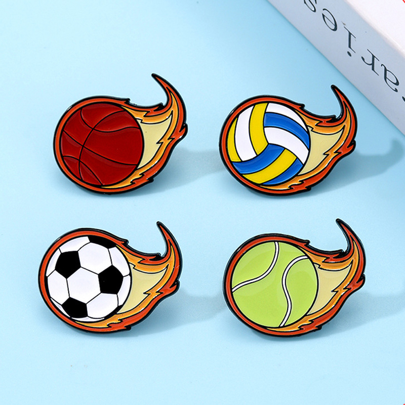 Bros Enamel Kartun Lucu dan Ke - Badminton Icon ulasan dan harga