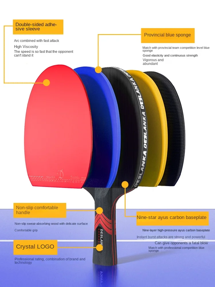 Raket tenis meja profesional,  - Badminton Single ulasan dan harga