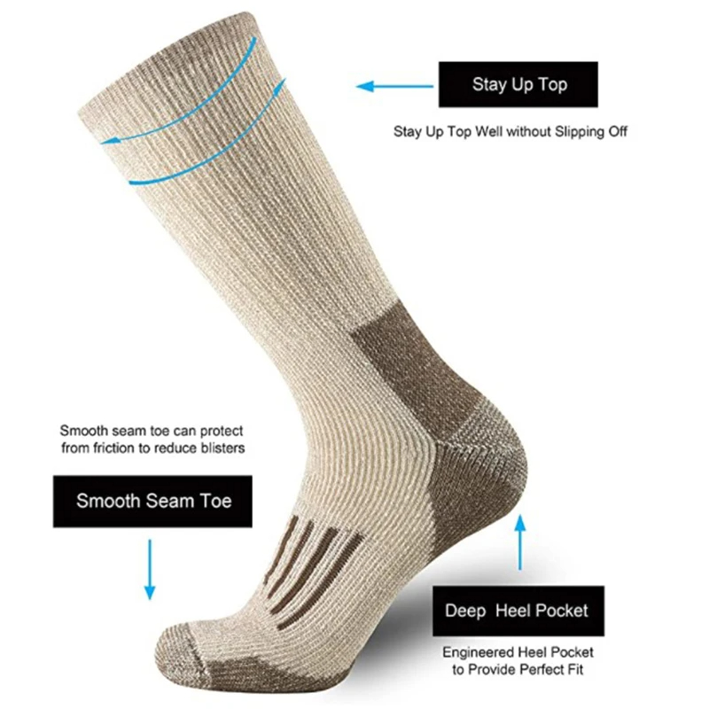 80% kaus kaki wol tebal hangat - Ankle Support Badminton ulasan dan harga